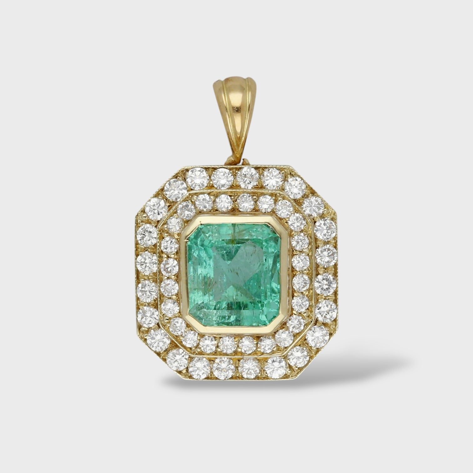 Smaragd-Brillant-Anhänger online kaufen im Rapp Shop Now.