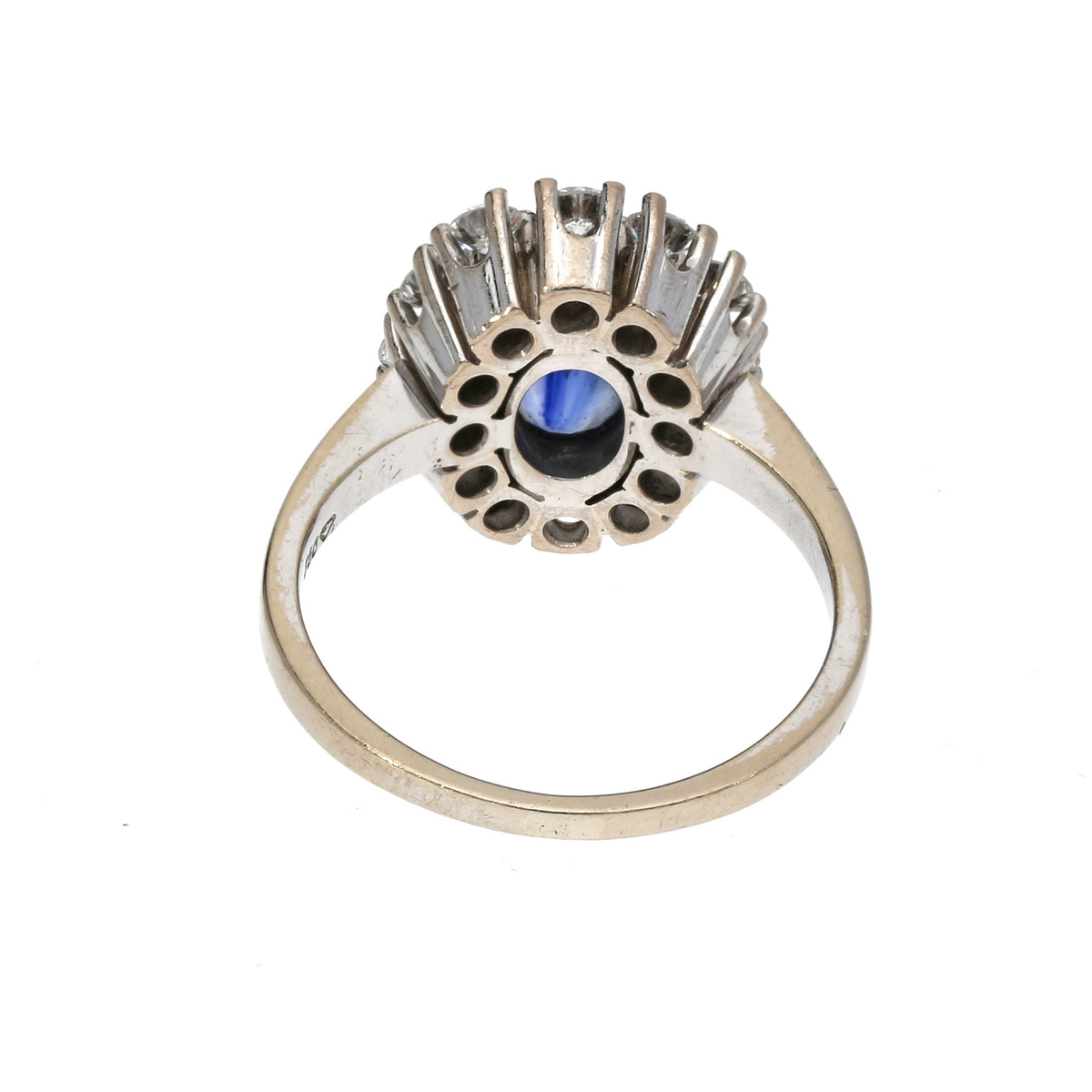 Saphir-Brillant Ring