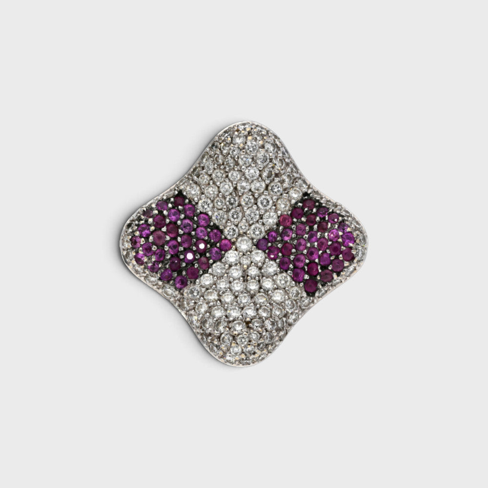 Saphir-Brilant Ring