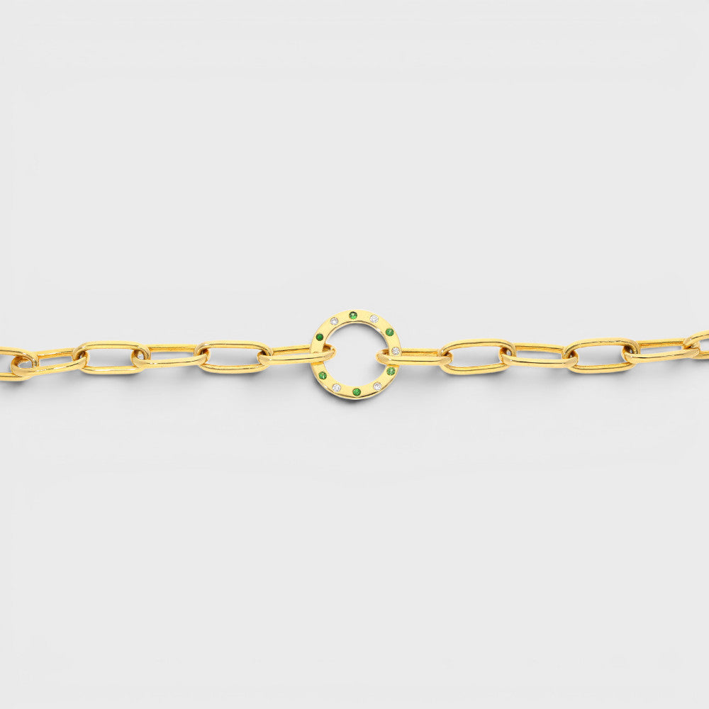 Tsavorit Brillant Armband
