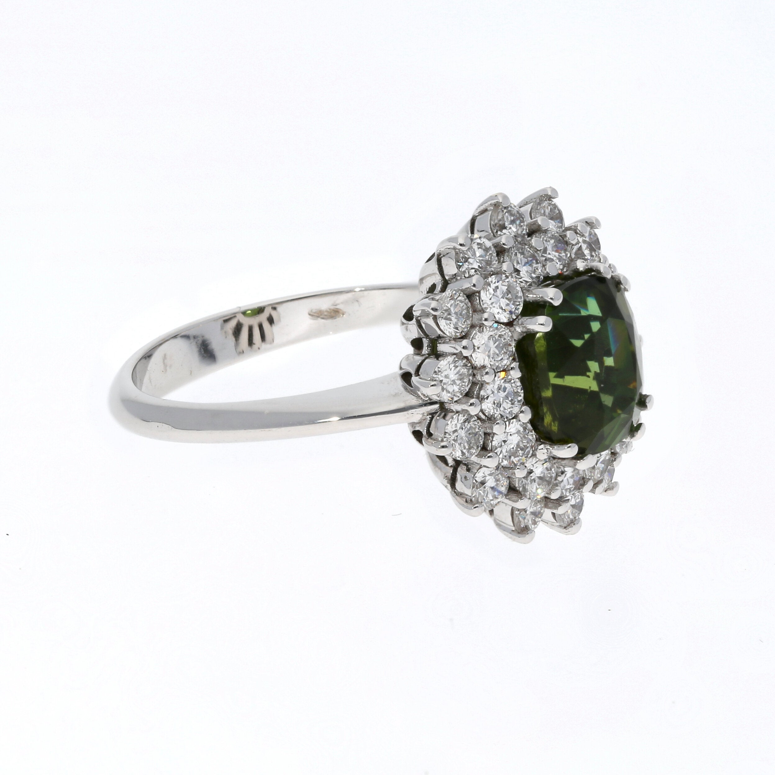 Turmalin-Brillant Ring