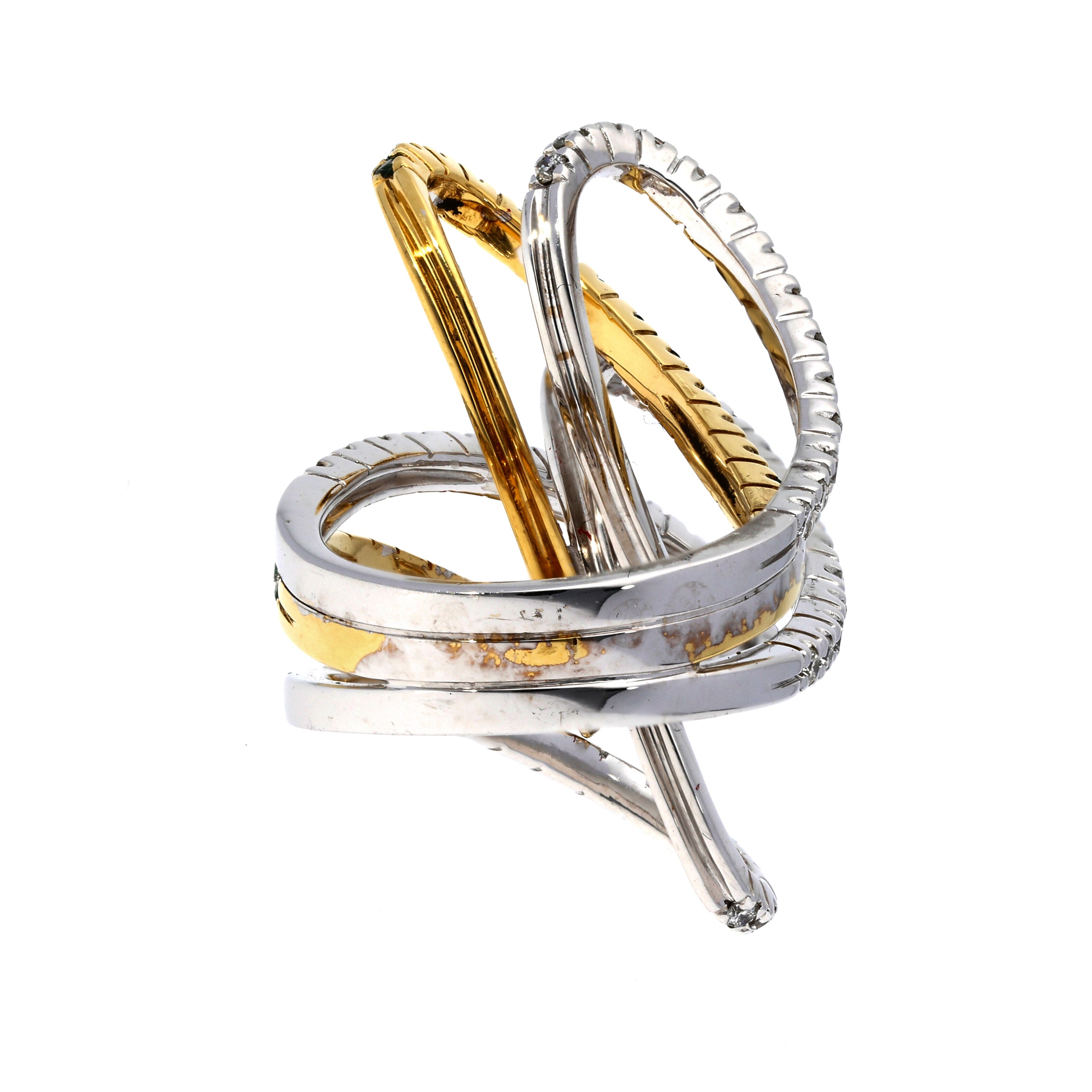 Smaragd-Diamant Ring