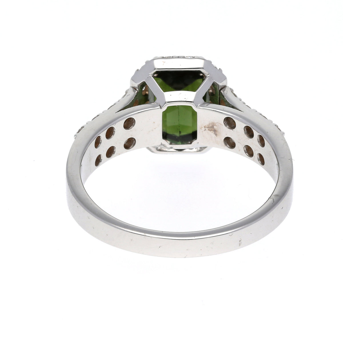 Turmalin-Diamant-Ring