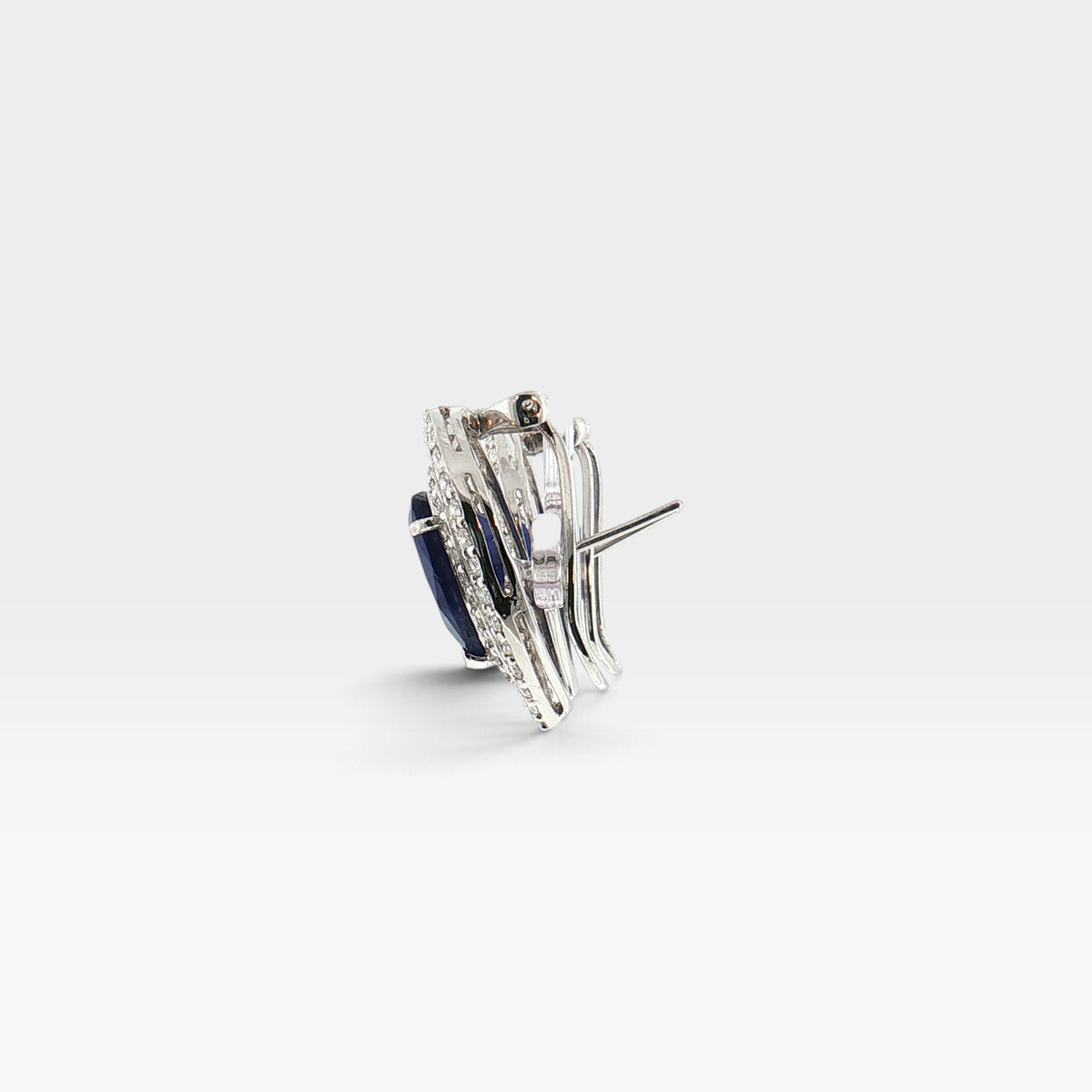 Saphir-Brillant Ohrstecker