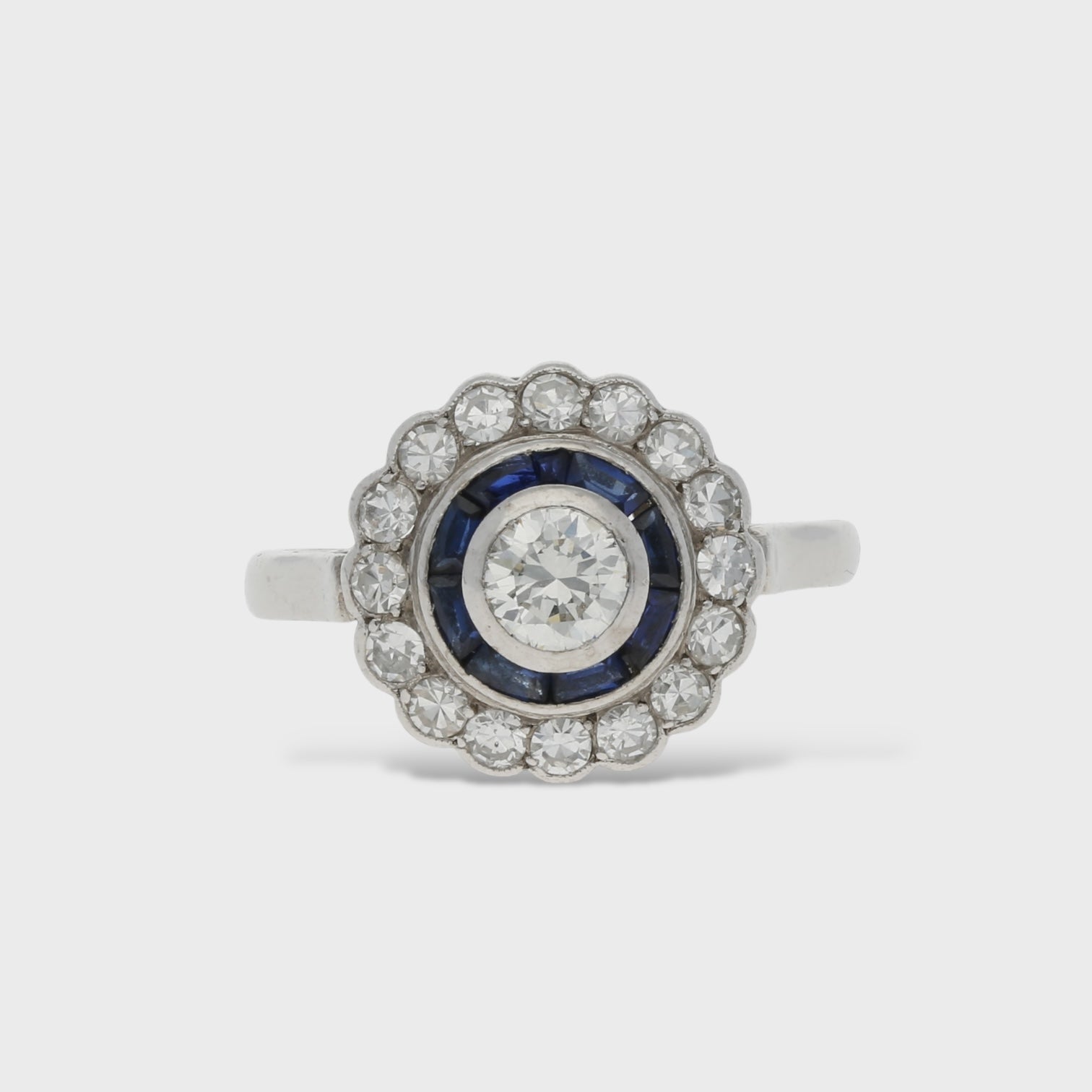 Saphir-Diamant-Ring online kaufen im Kalaeaz Onlineshop – Luxus Second Hand