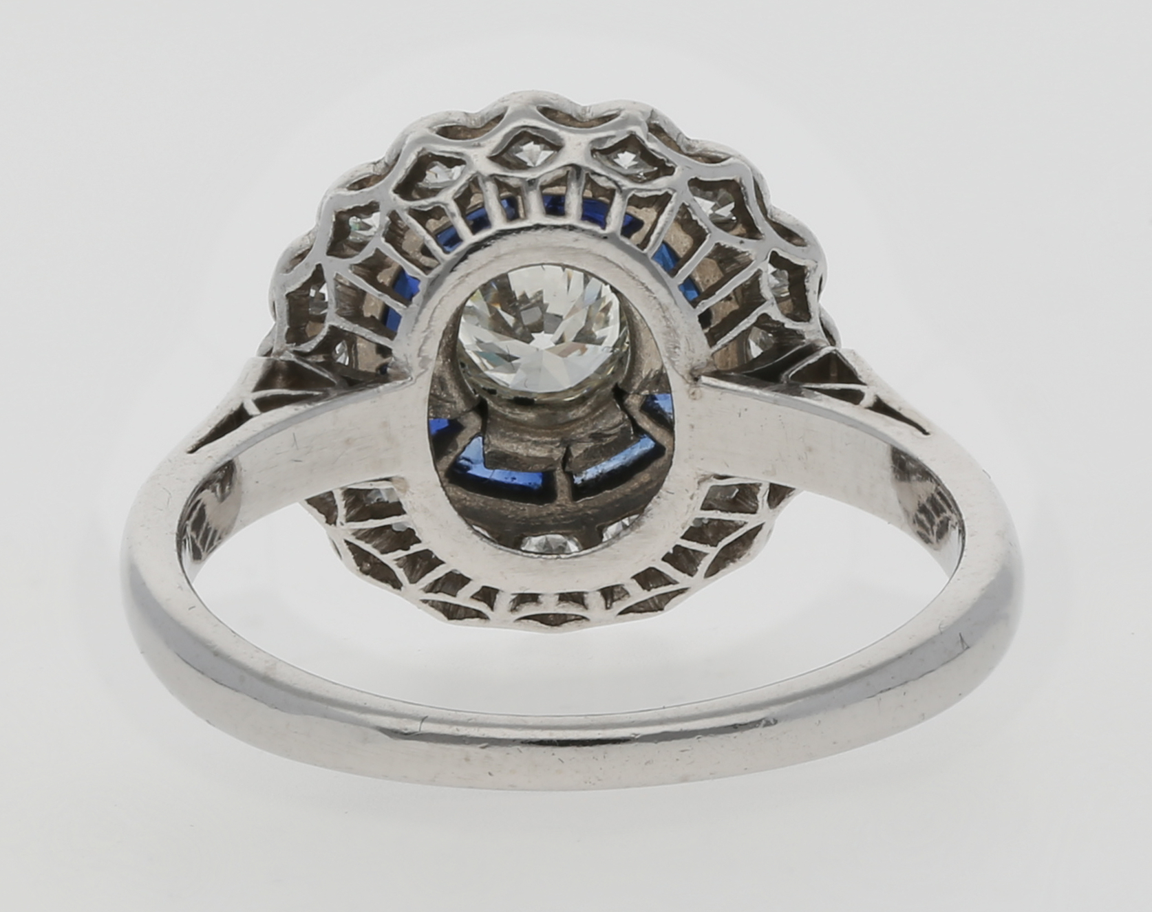 Saphir-Diamant-Ring