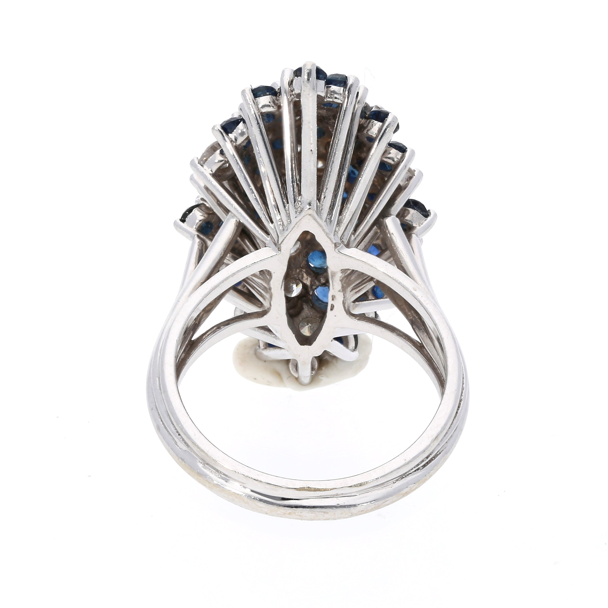 Saphir-Diamant Ring