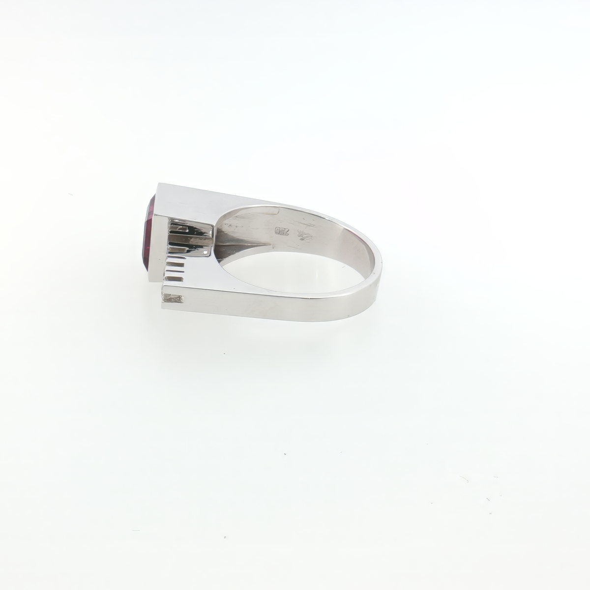 Granat-Brillantring