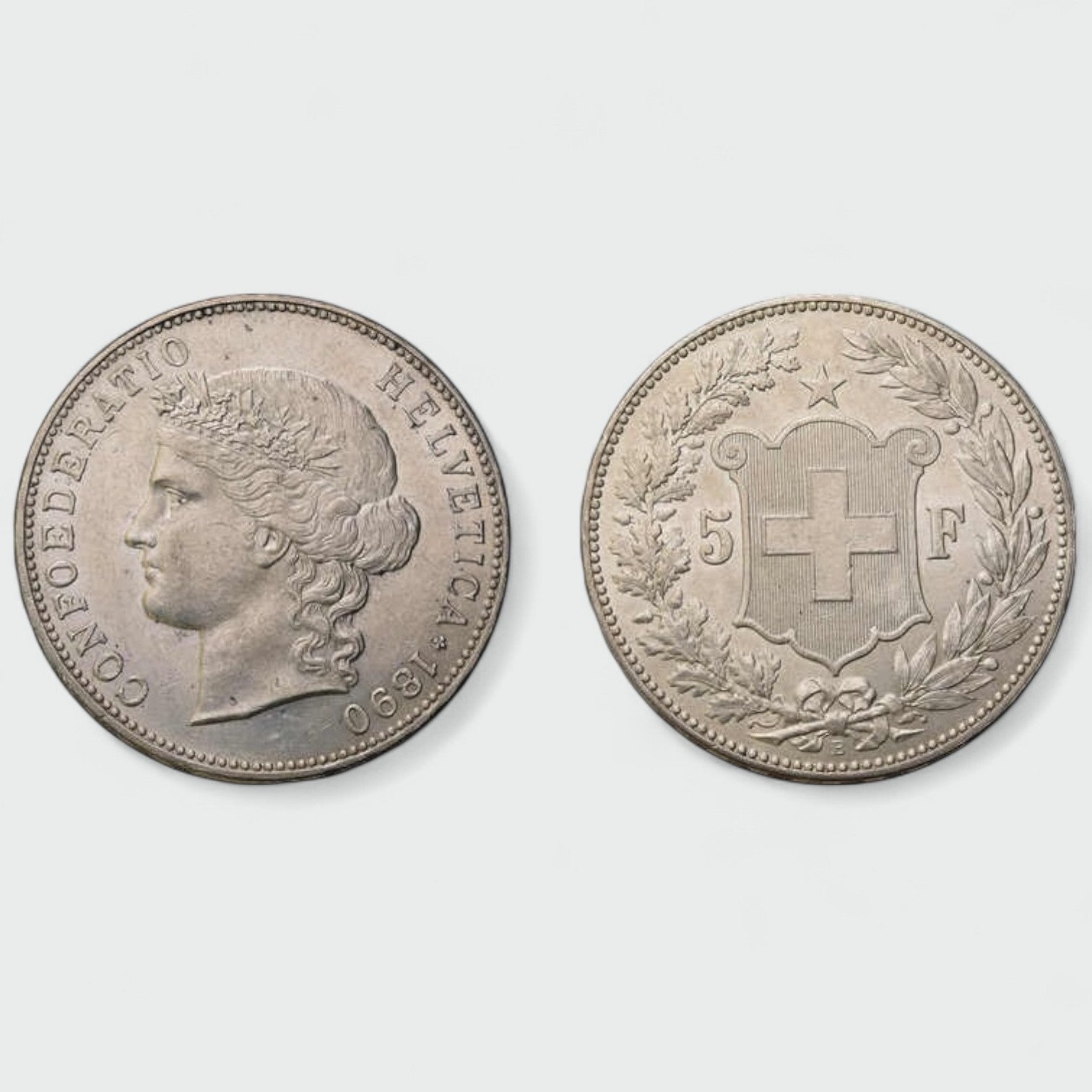 Schweiz, 5 Franken 1890, Bern