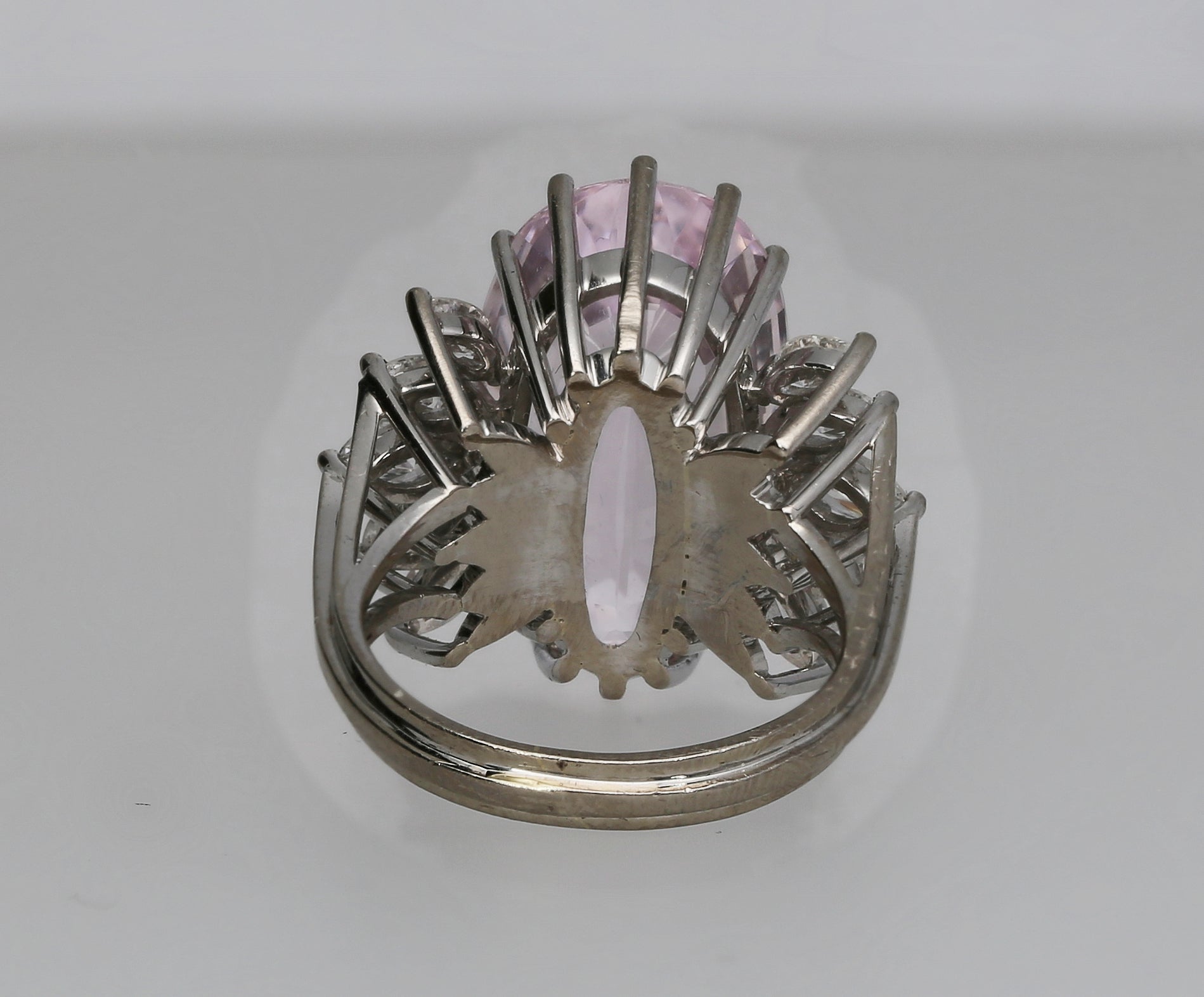 Kunzit Diamant Ring