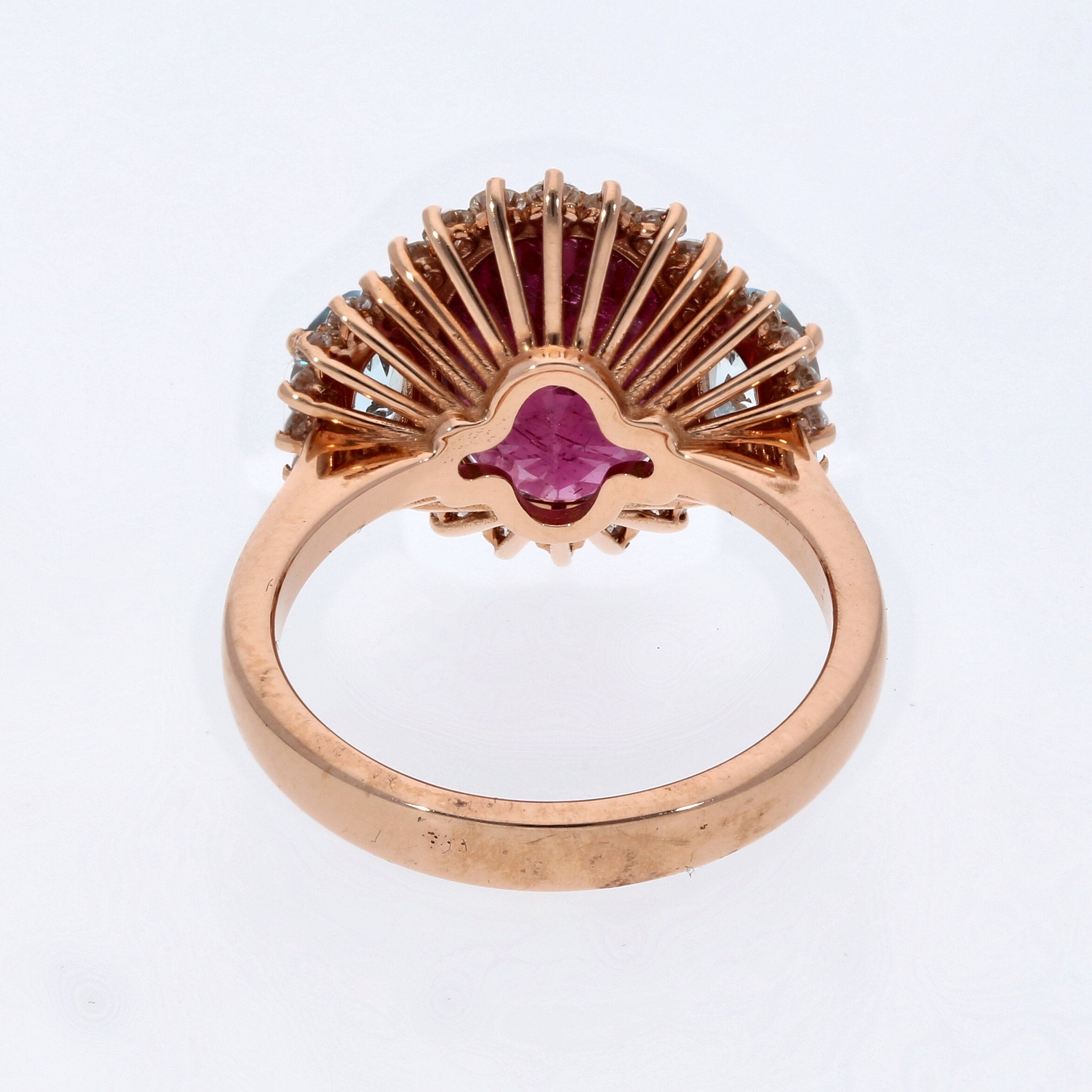Turmalin-Aquamarin Ring