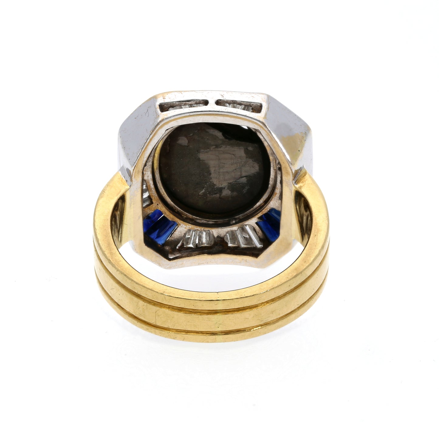 Saphir-Diamant-Ring