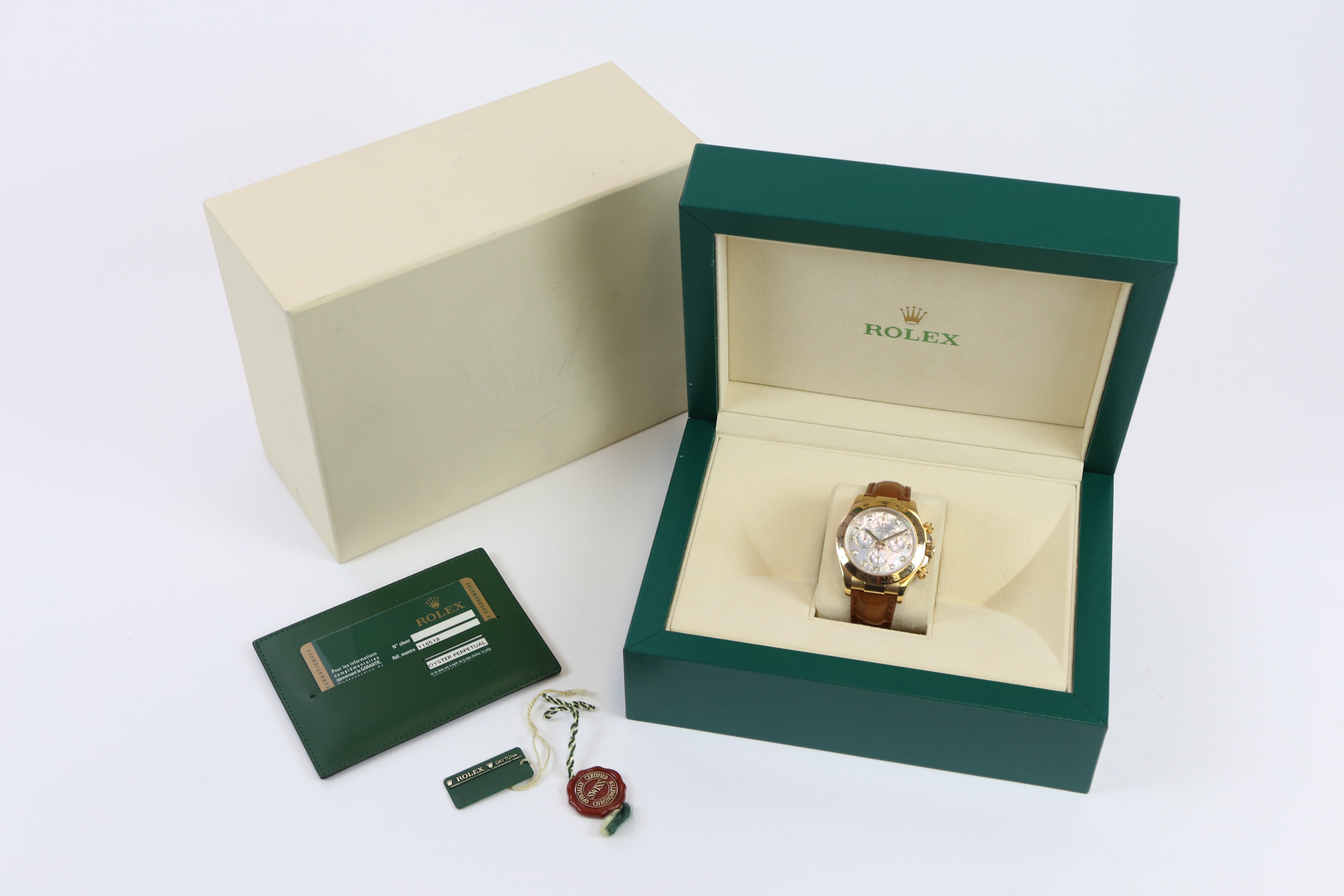 Rolex Oyster Perpetual Cosmograph Daytona "White Mother of Pearl"