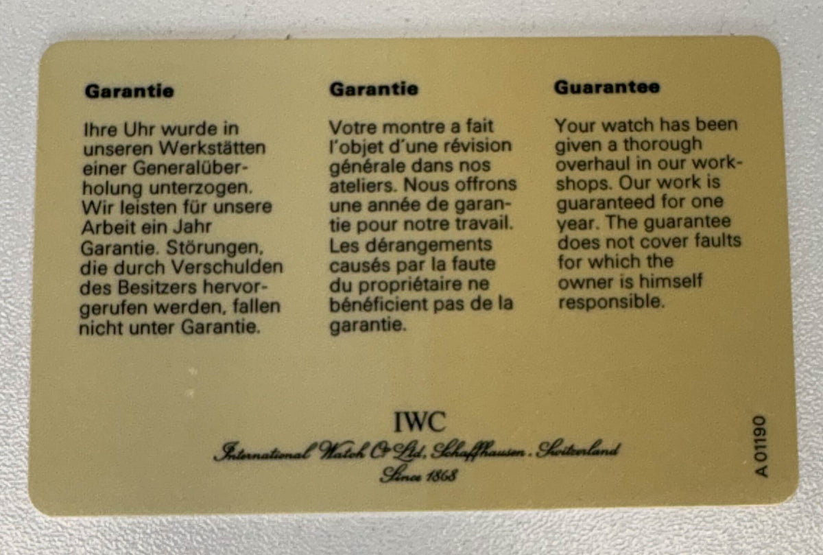 IWC MARK XI