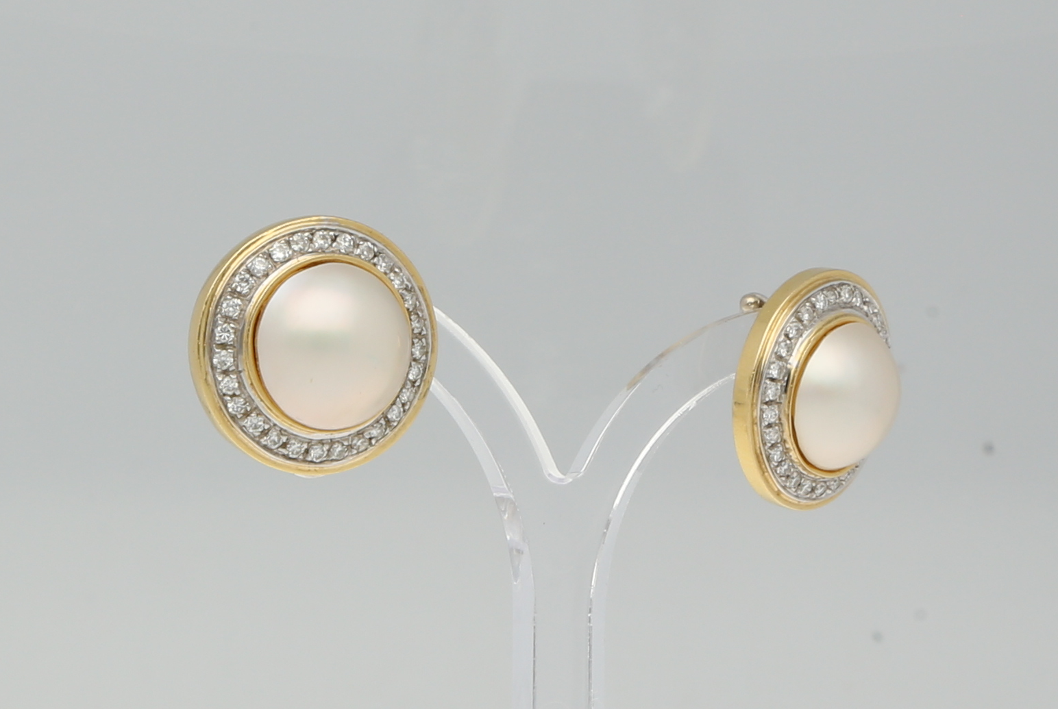 Mabe-Perlen-Ohrclips