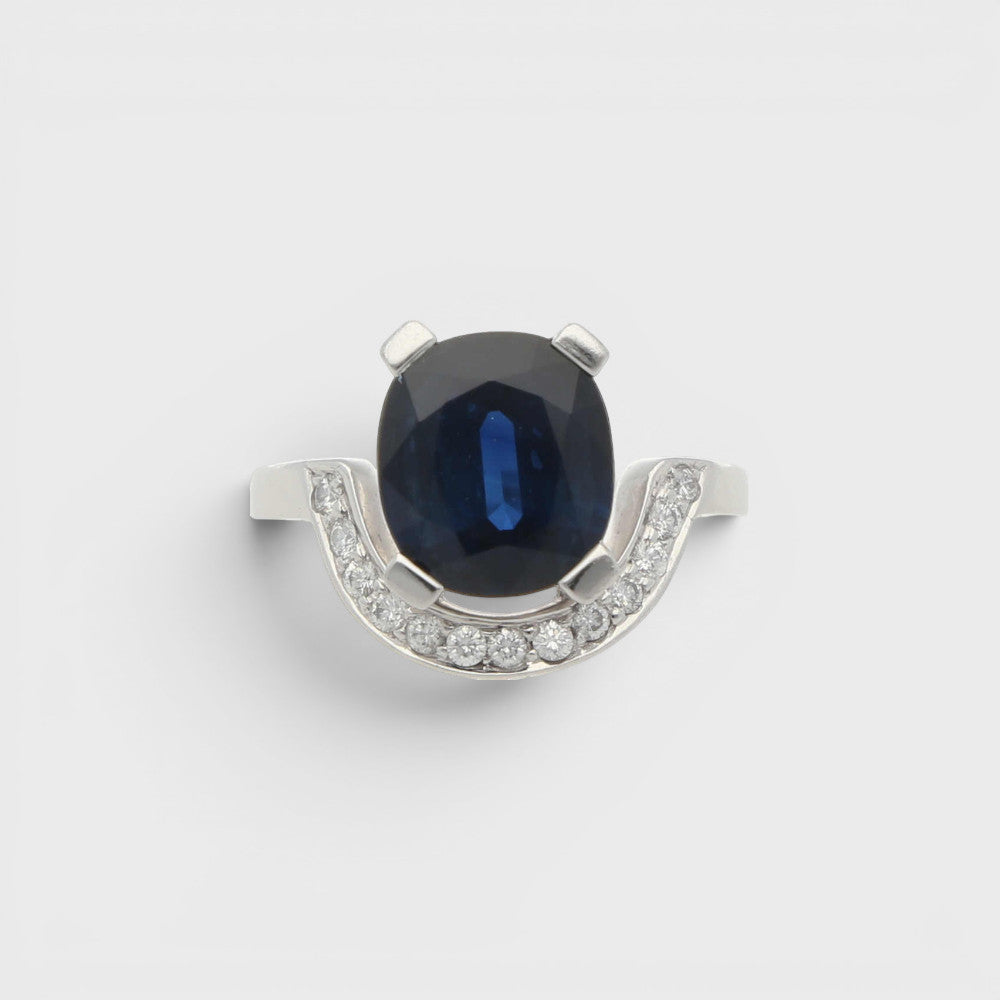 Saphir Brillant Ring