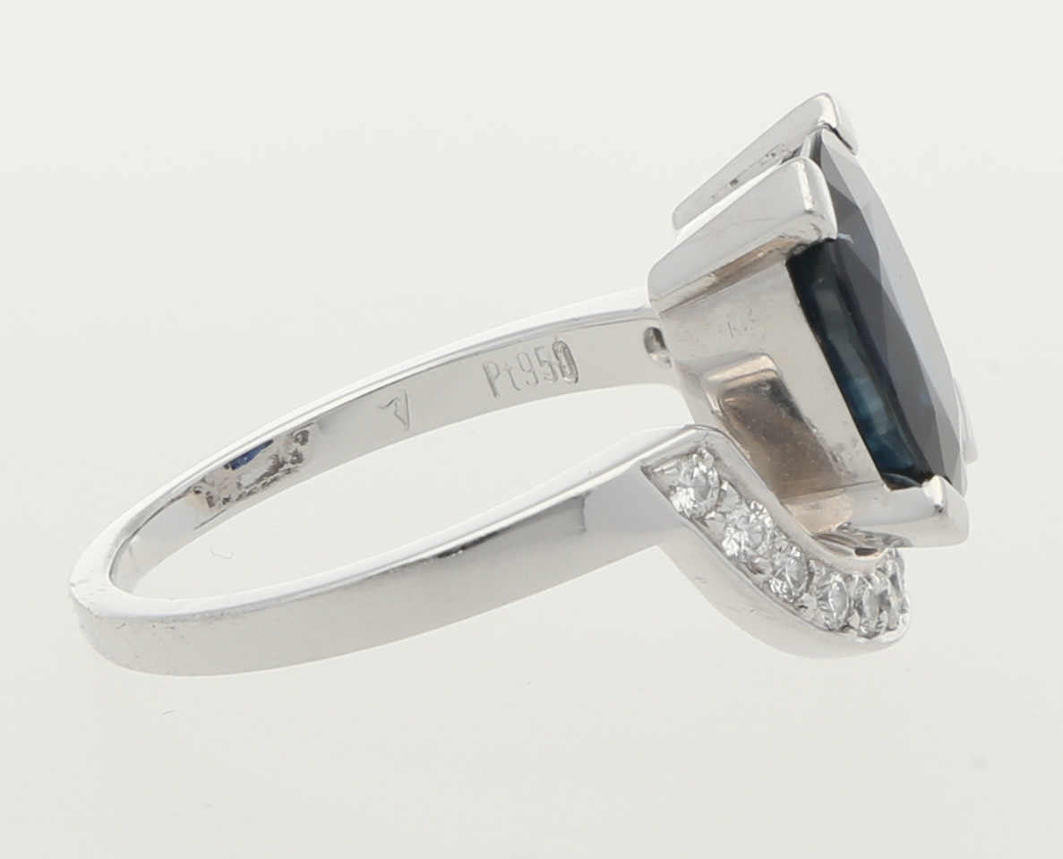 Saphir Brillant Ring
