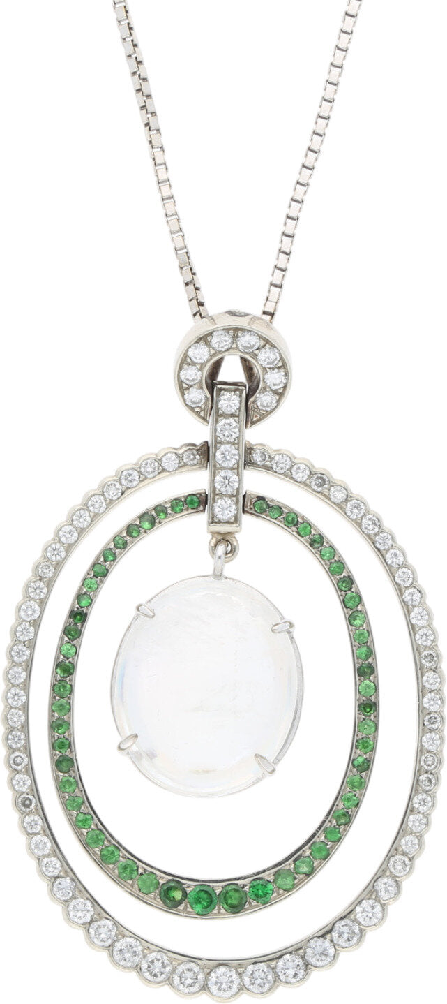 Smaragd Diamant Collier