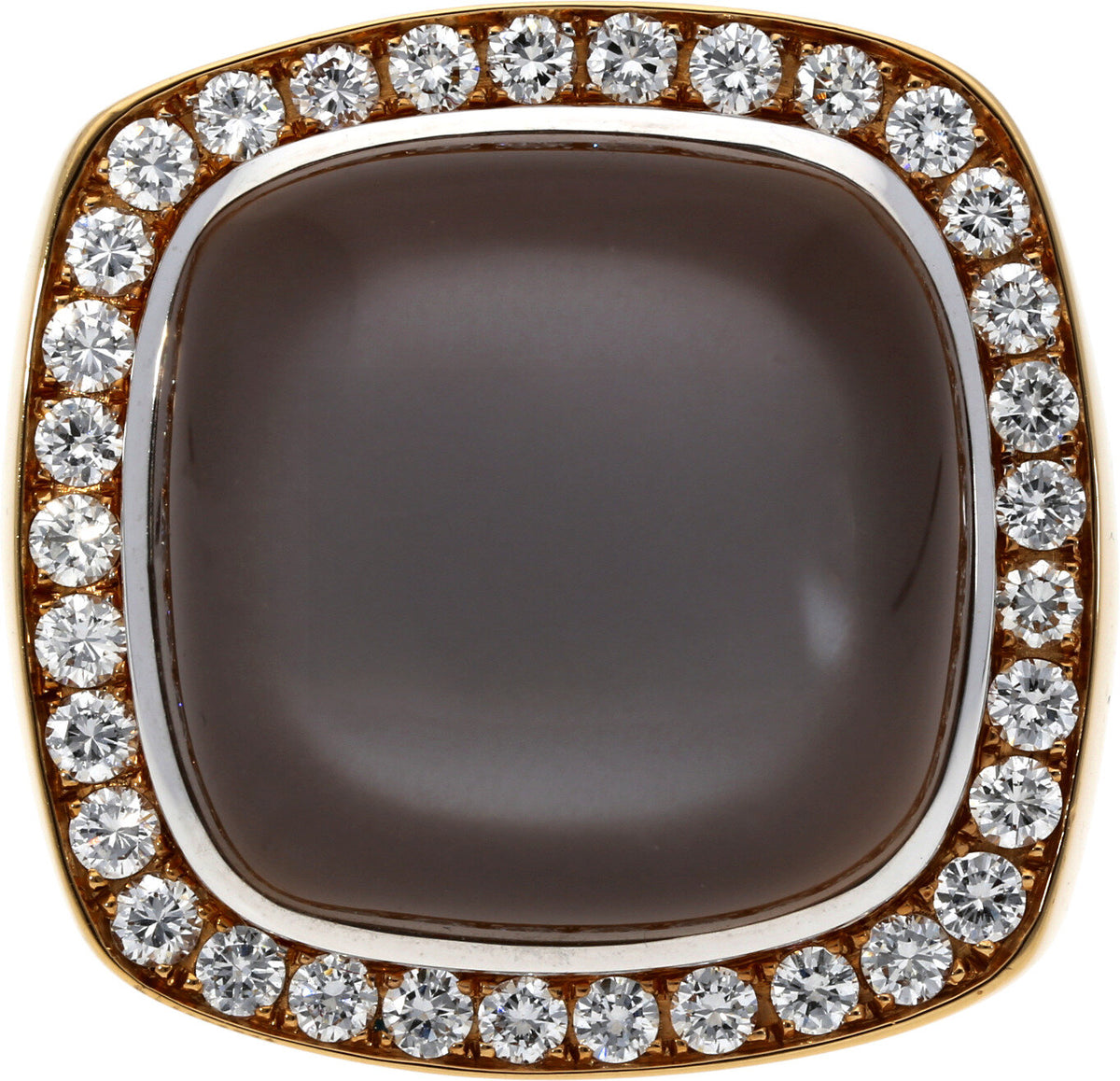 Mondstein-Brillant Ring