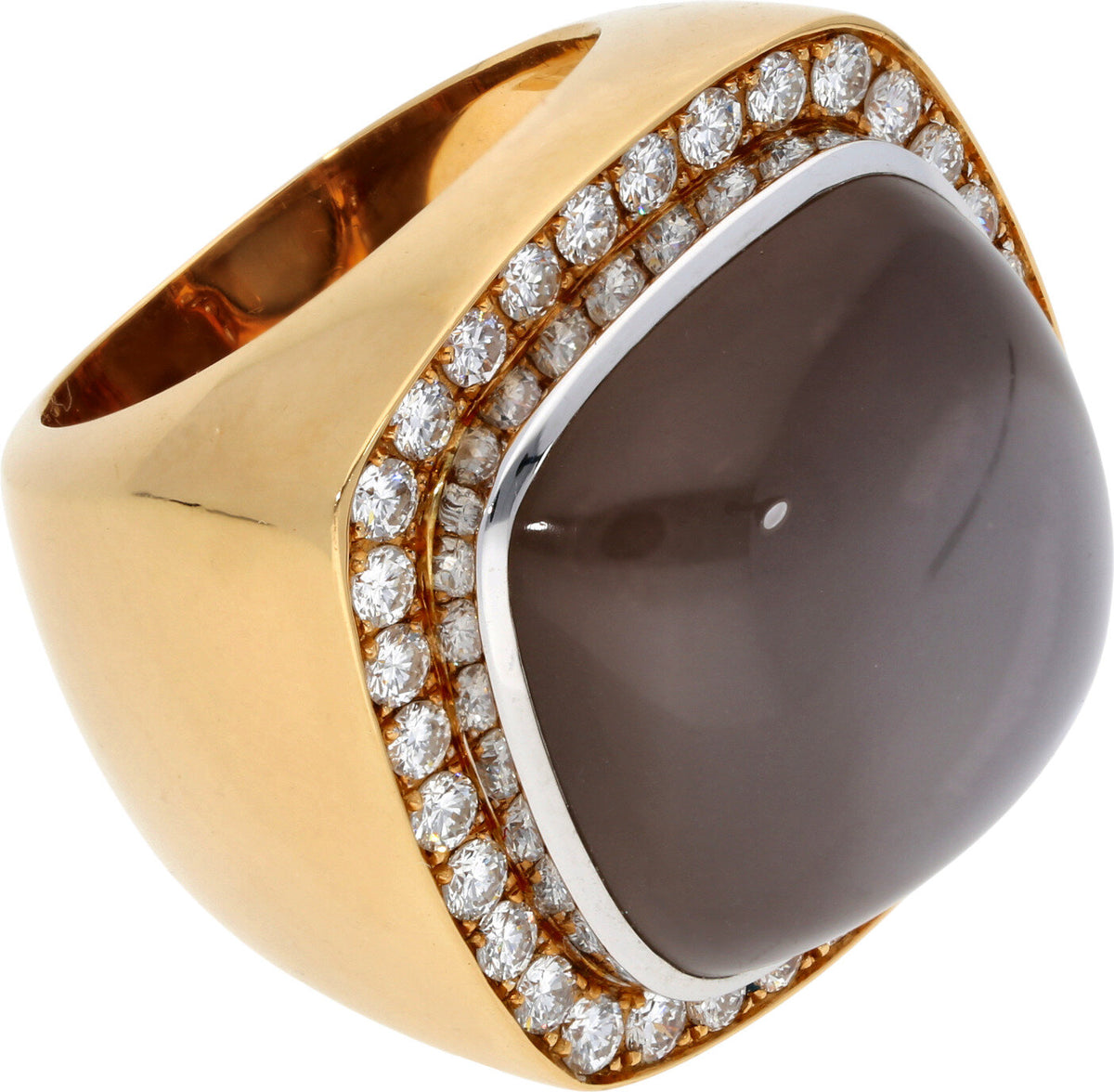 Mondstein-Brillant Ring
