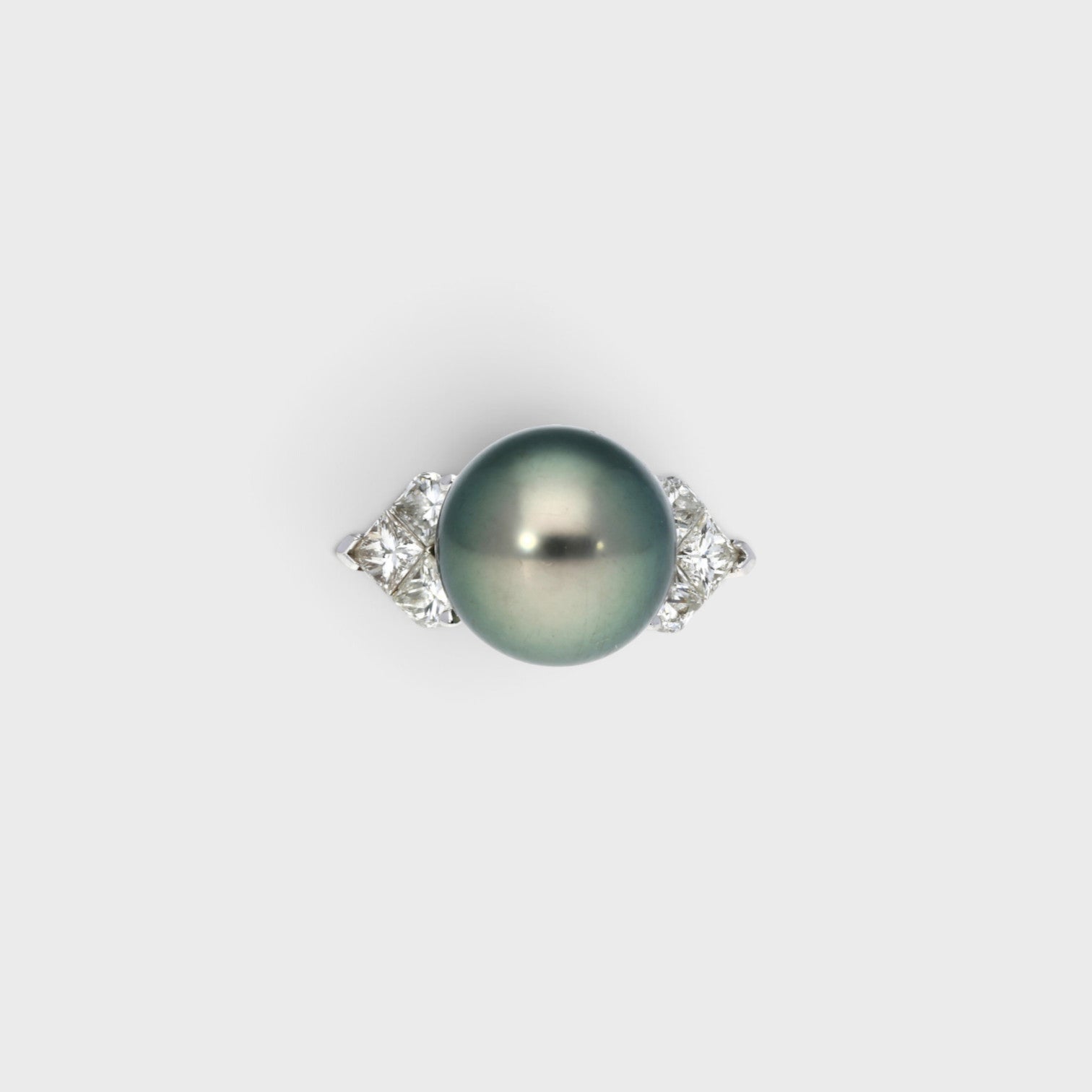 Tahitiperlen-Diamant Ring