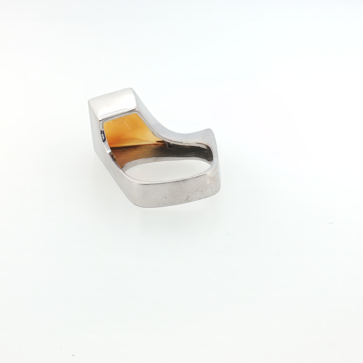 Citrin-Brillant Ring