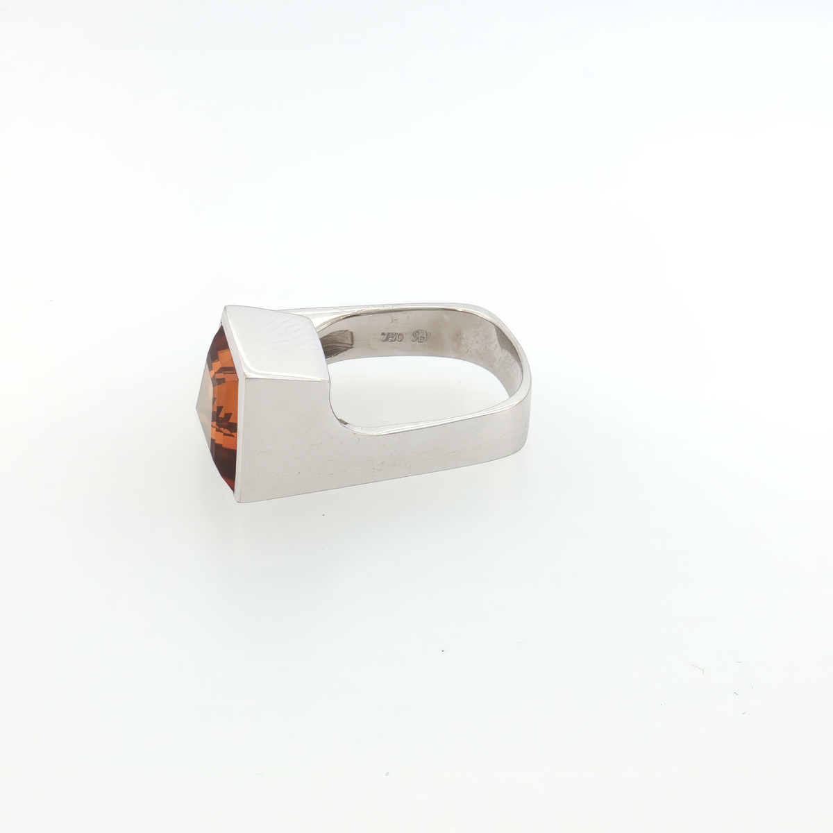 Citrin-Brillant Ring