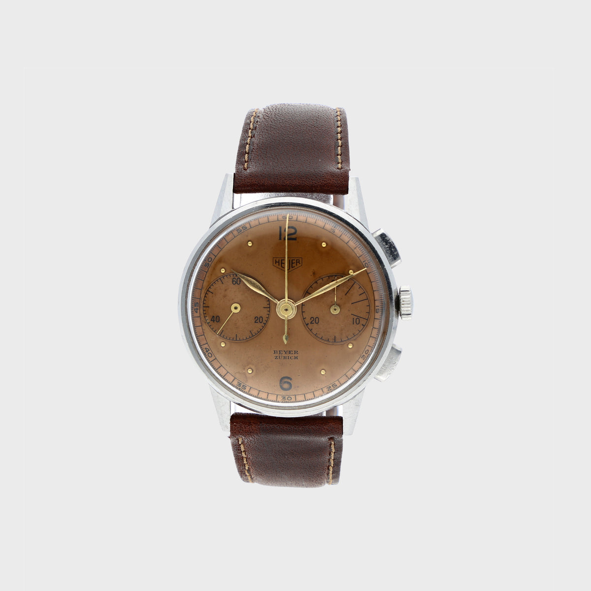 HEUER CHRONOGRAPH – ZIFFERBLATT MIT «BEYER ZÜRICH»