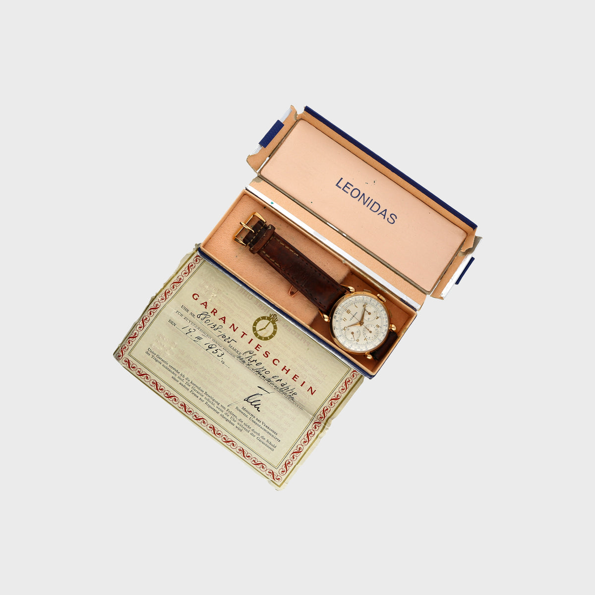 LEONIDAS CHRONOGRAPH – 18K ROSÉGOLD