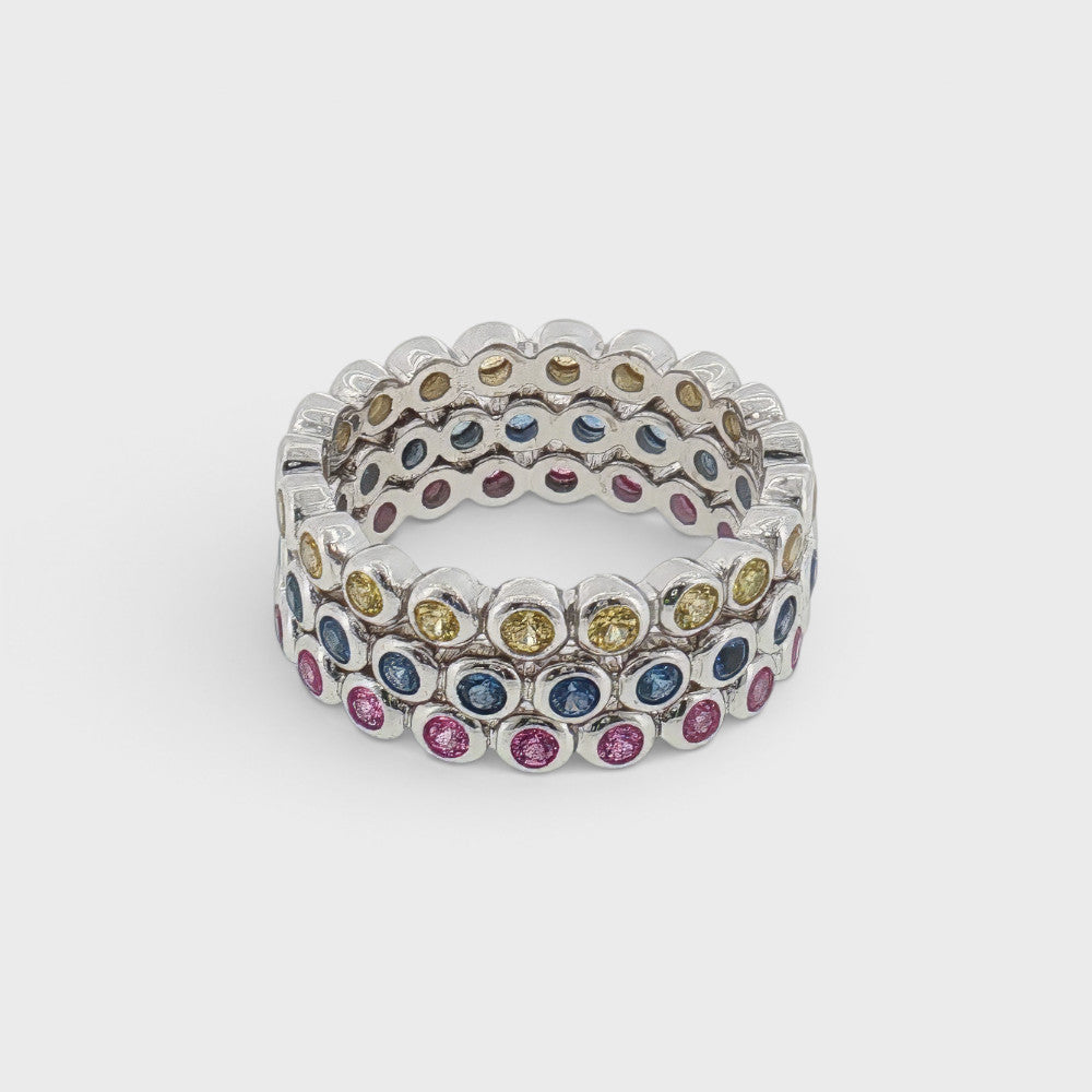 Trilogie Saphir-Alliance Ring