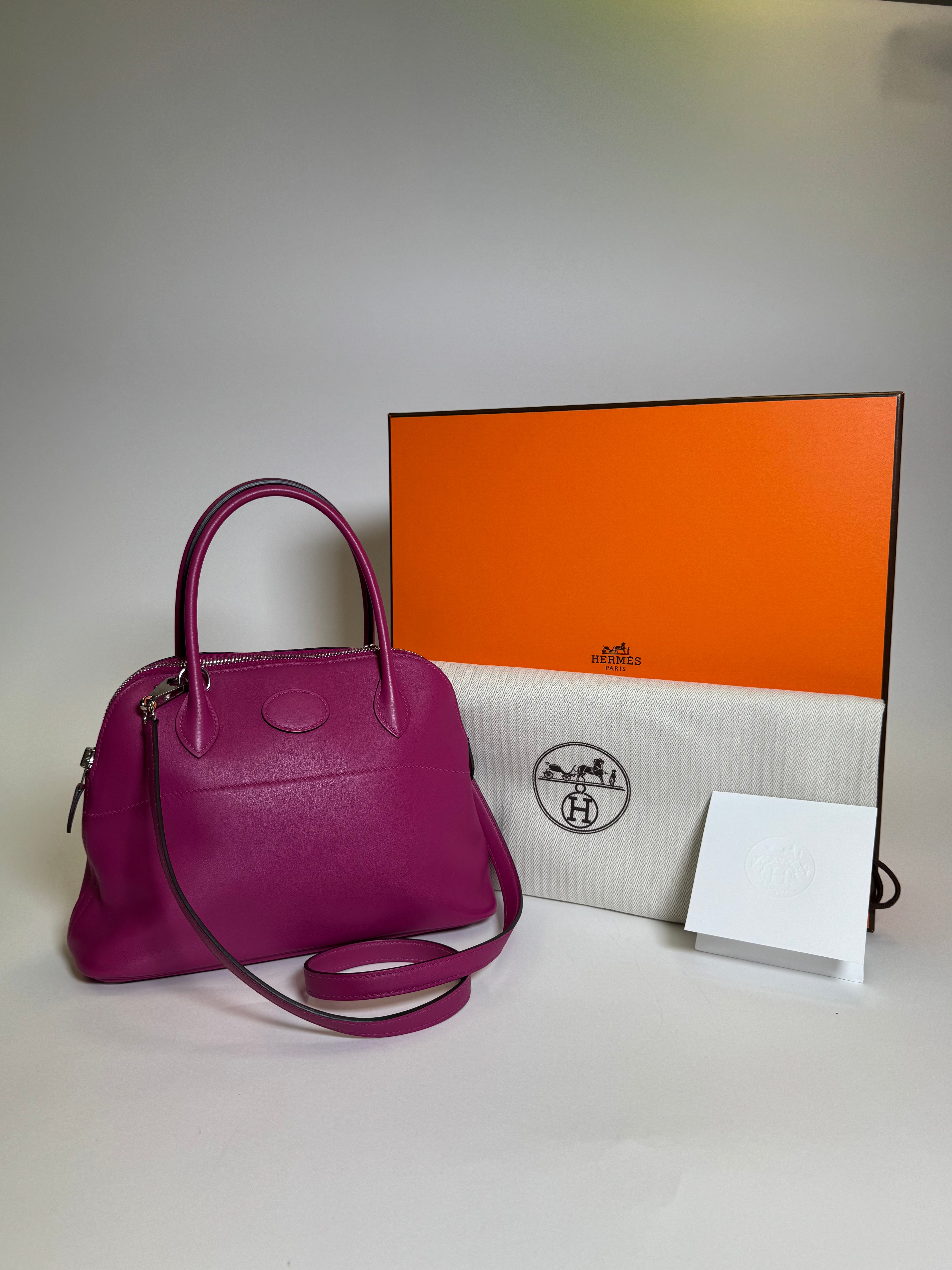 Hermès Bolide 27 Fuchsia