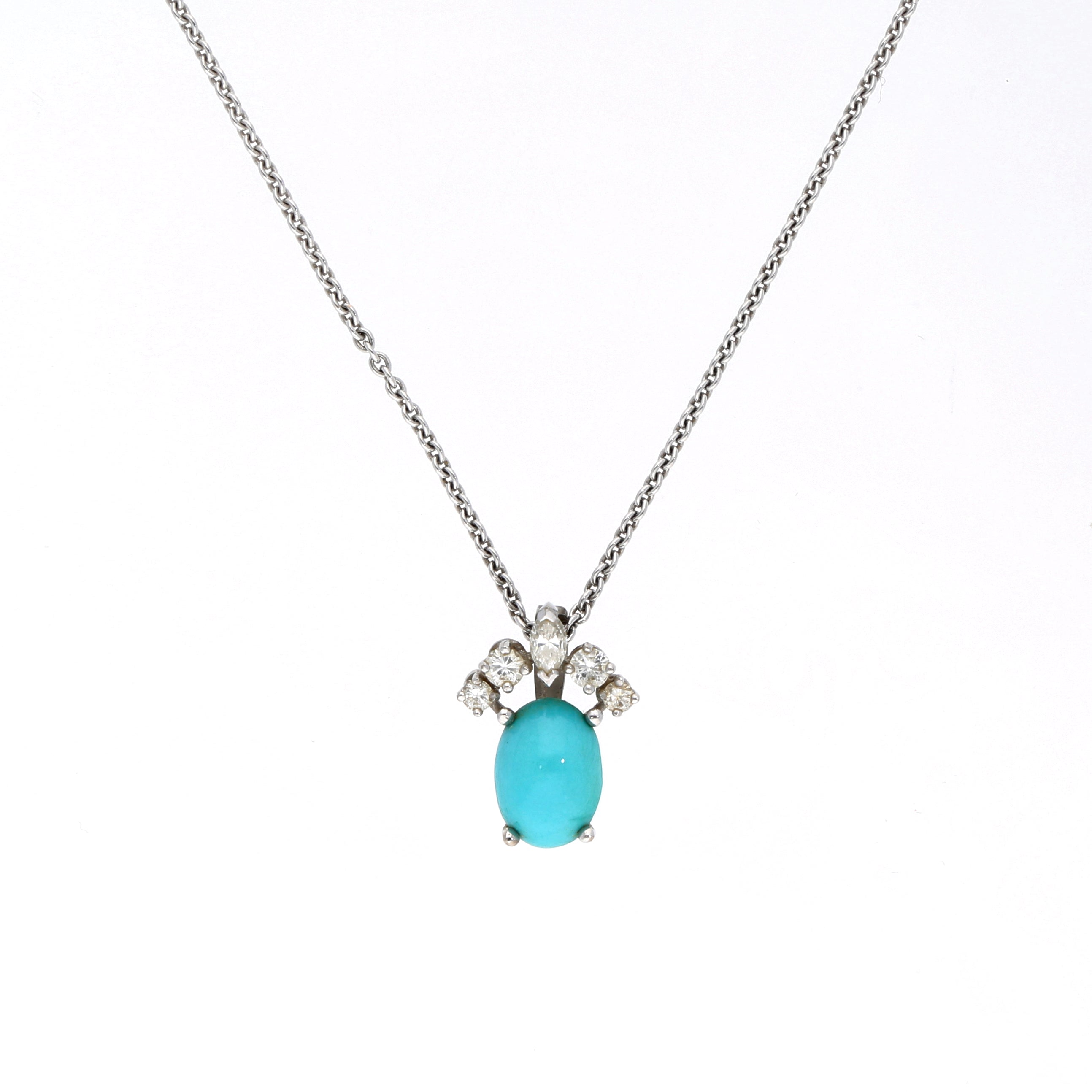 Diamant-Türkis Kette