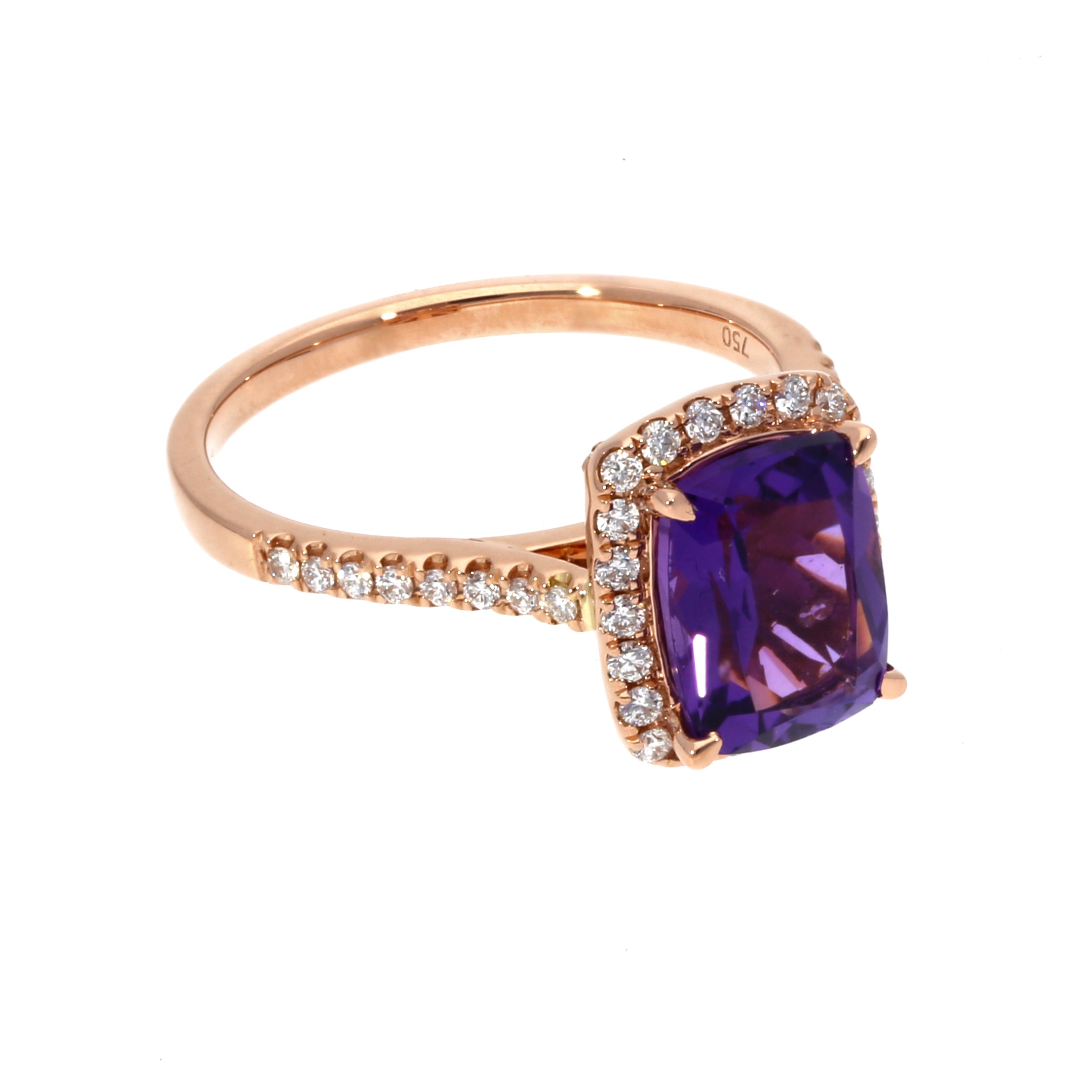 Amethyst Brillant Ring