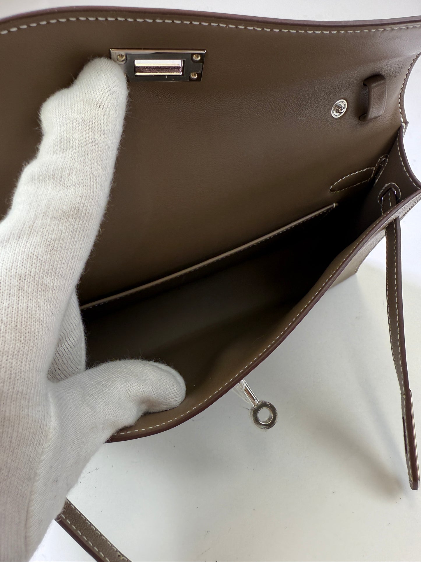 Hermès Kelly Elan, Etoupe, 2025