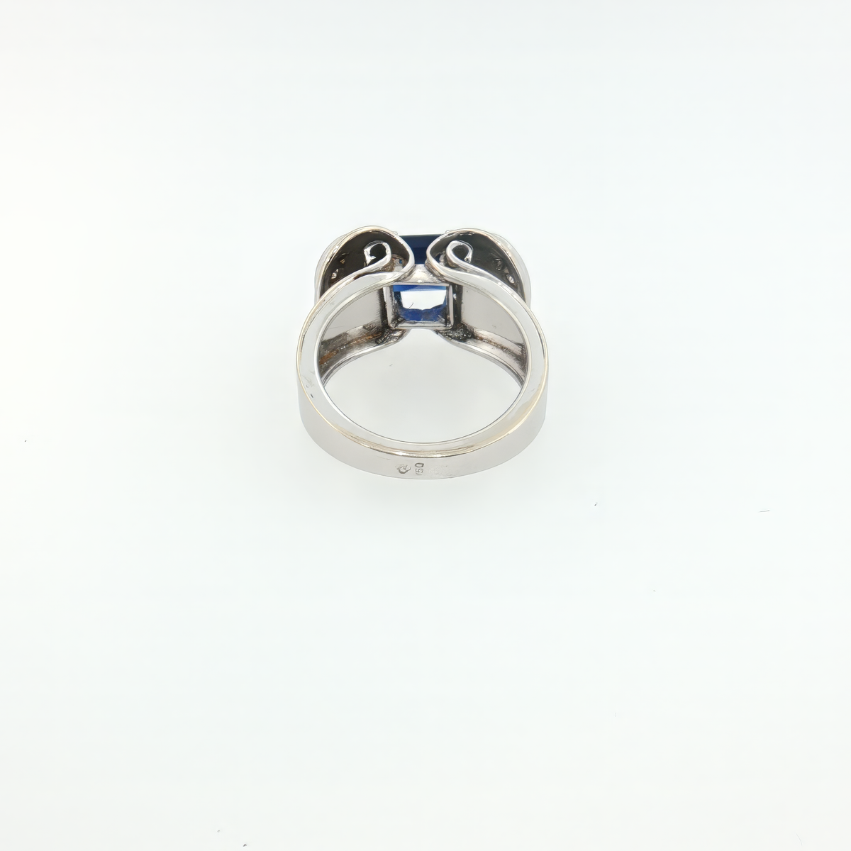 Saphir-Brillant Ring