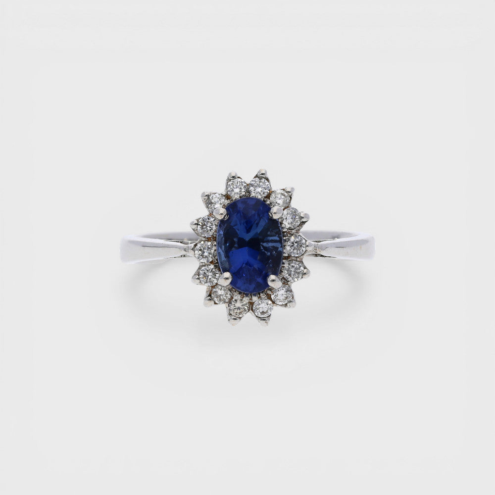 Saphir Brillant Ring
