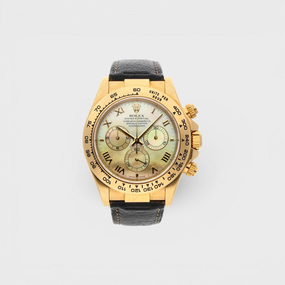 Rolex Oyster Perpetual Cosmograph Daytona "Yellow Mother of Pearl"